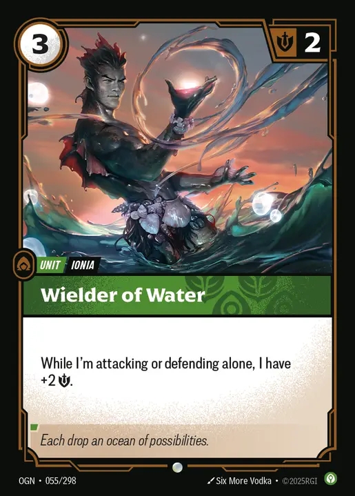 [Calm] Wielder of Water [OGN-055-C]
