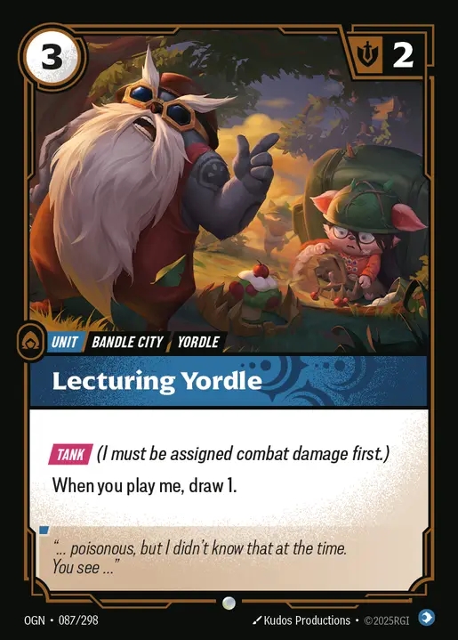 [Mind] Lecturing Yordle [OGN-087-C]