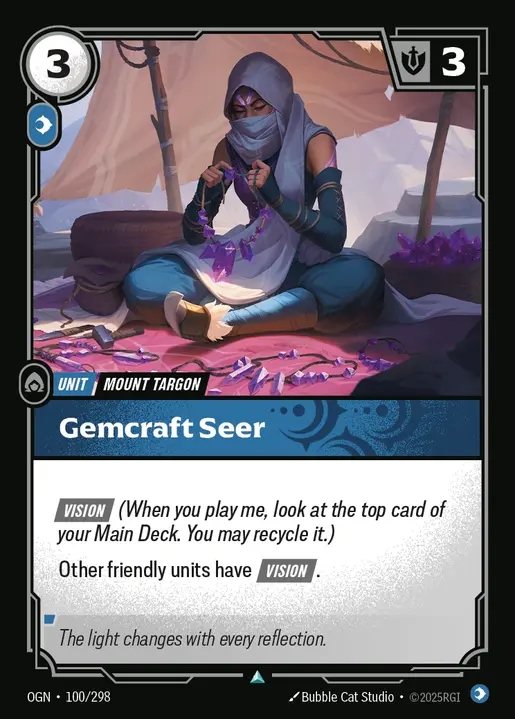 [Mind] Gemcraft Seer [OGN-100-U]