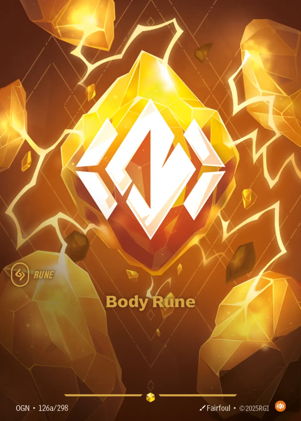 【Showcase】[Body] Body Rune [OGN-126a-Showcase]