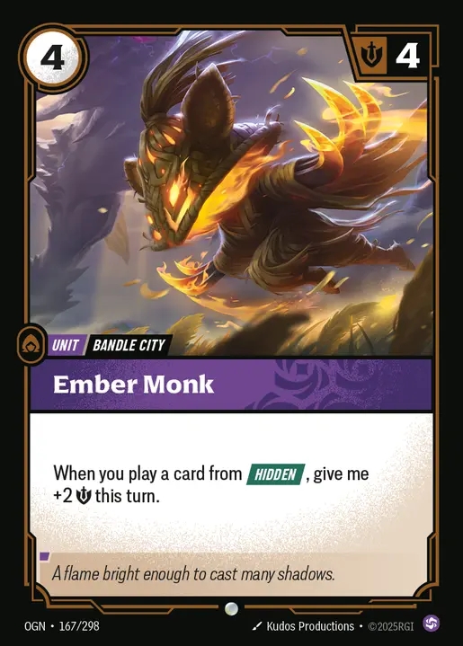 [Chaos] Ember Monk [OGN-167-C]