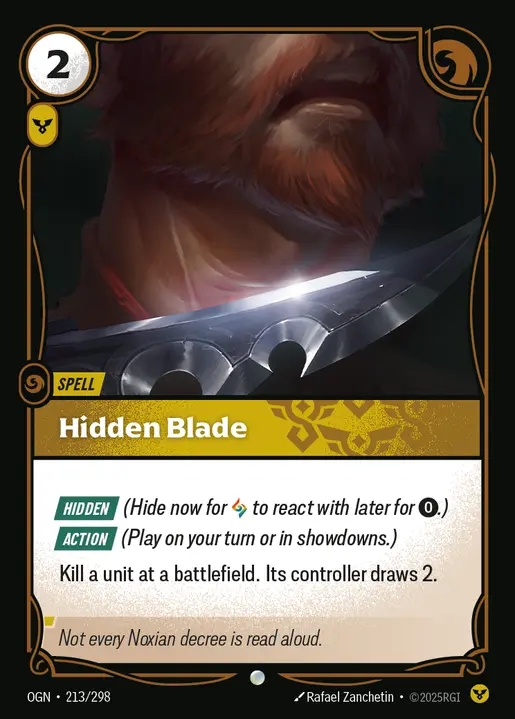 [Order] Hidden Blade [OGN-213-C]
