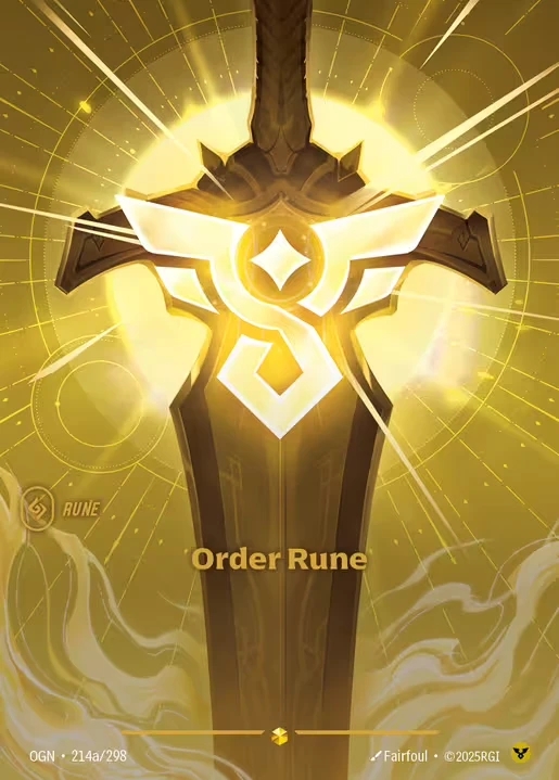 【Showcase】[Order] Order Rune [OGN-214a-Showcase]