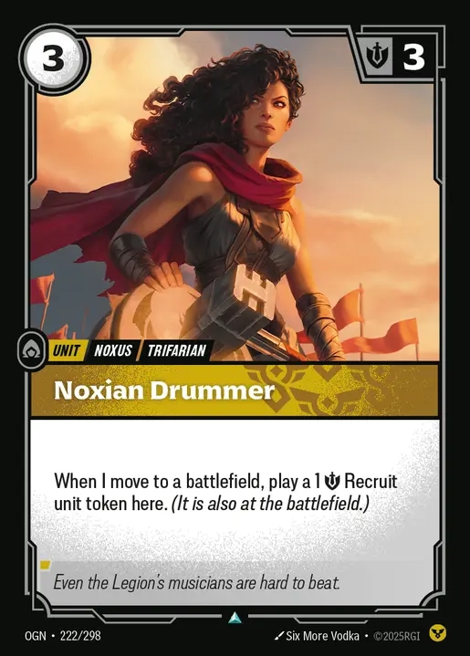 [Order] Noxian Drummer [OGN-222-U]