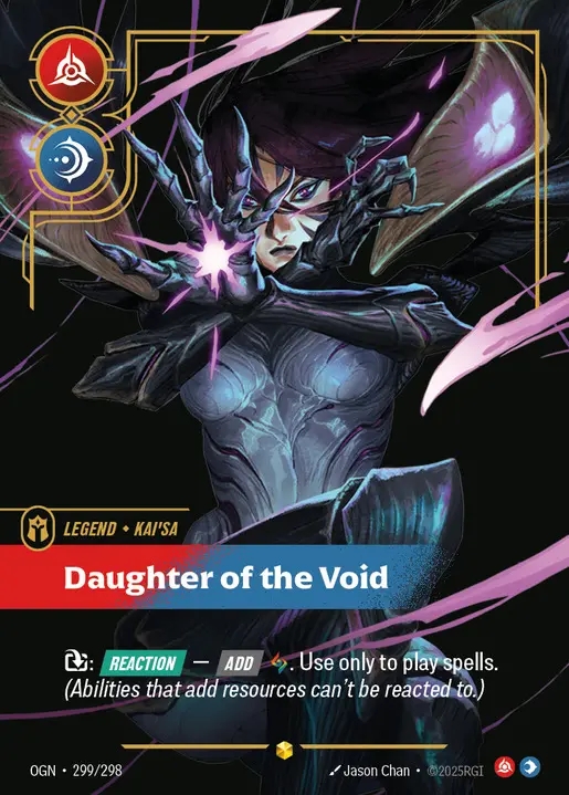 【Showcase】[Fury Mind] Kai'sa, Daughter of the Void [OGN-299-Showcase]