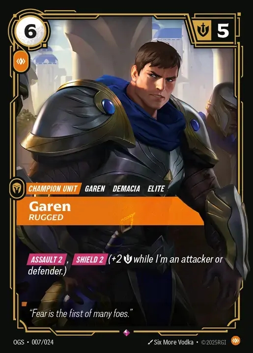 [Body] Garen, Rugged [OGS-007-R]