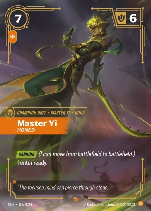 [Body] Master Yi, Honed [OGS-009-E]