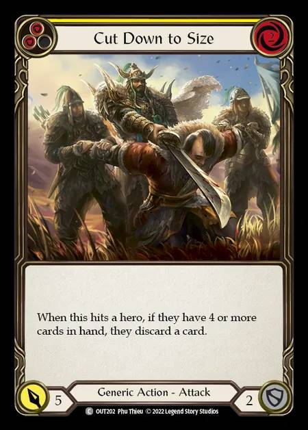 [Generic] Cut Down to Size [OUT202-C] (yellow)