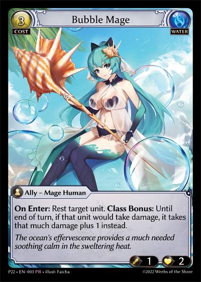 [Water] Bubble Mage [P22-003-PR]