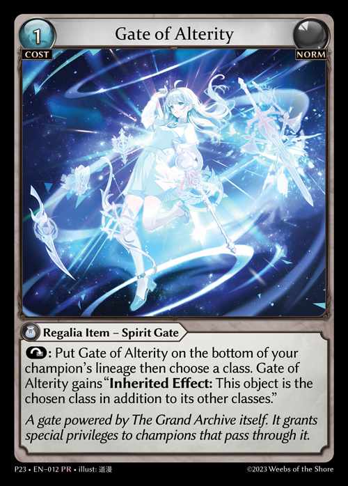 [Norm] Gate of Alterity [P23-012-PR]