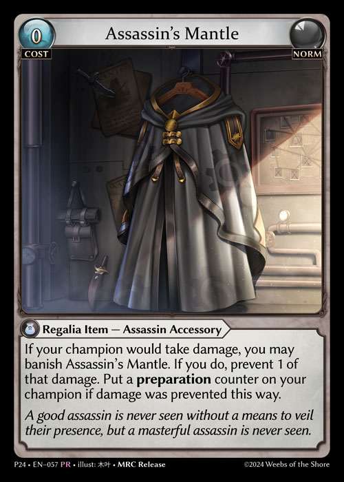 [Norm] Assassin’s Mantle [P24-057-PR]