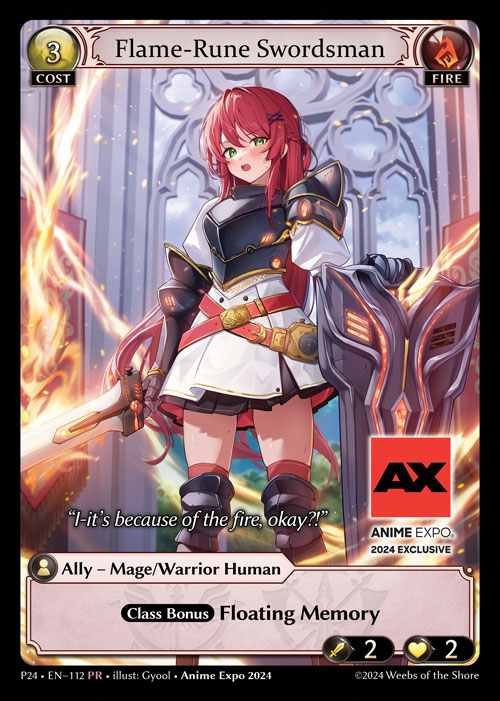 [Fire] Flame-Rune Swordsman [P24-112-PR]