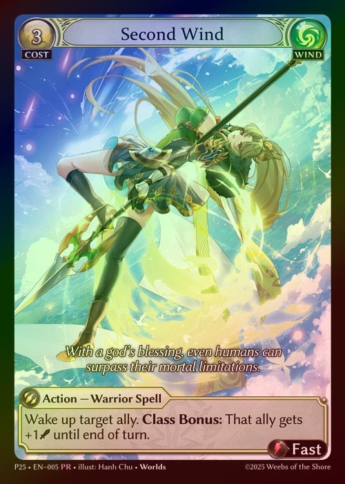 【FOIL】[Wind] Second Wind [P25-005-PR]