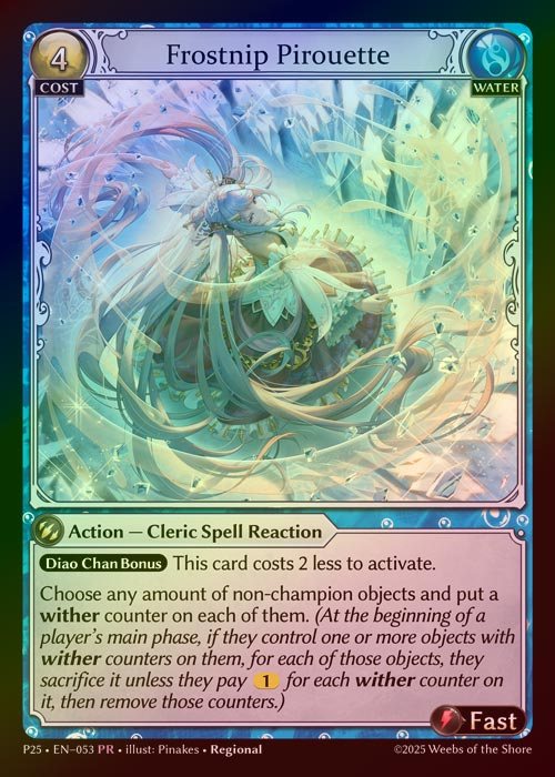 【FOIL】[Water] Frostnip Pirouette [P25-053-PR]