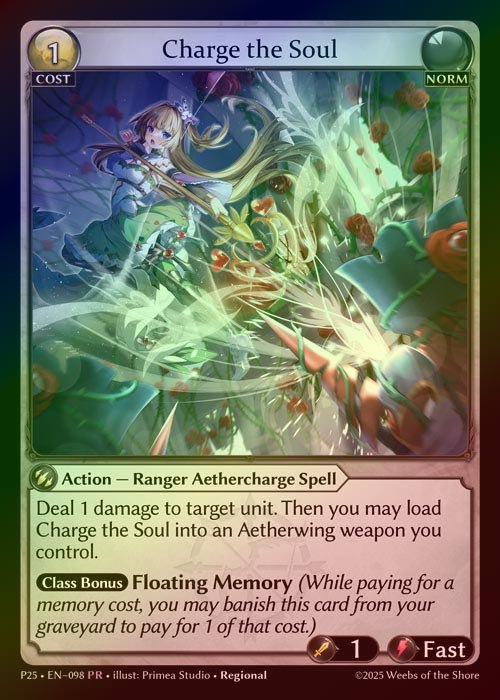 【FOIL】[Norm] Charge the Soul [P25-098-PR]