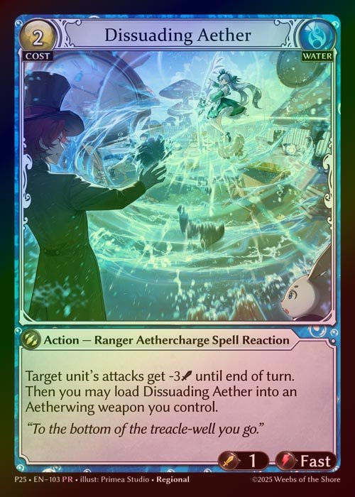 【FOIL】[Water] Dissuading Aether [P25-103-PR]