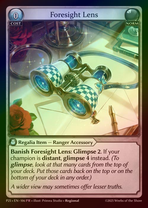 【FOIL】[Norm] Foresight Lens [P25-106-PR]