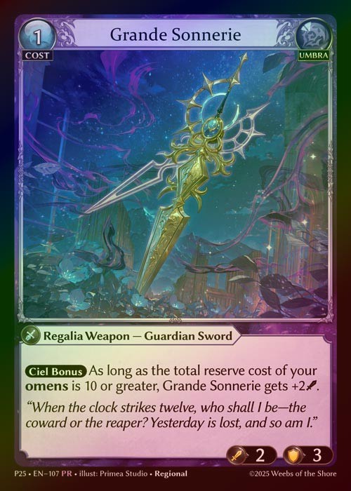 【FOIL】[Umbra] Grande Sonnerie [P25-107-PR]