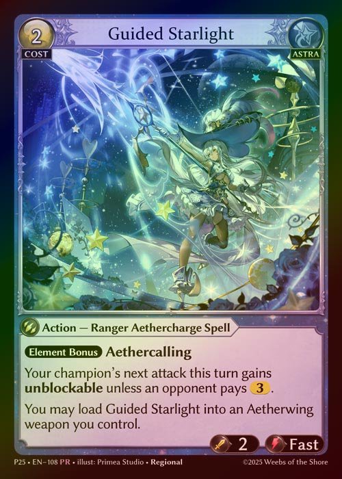 【FOIL】[Astra] Guided Starlight [P25-108-PR]