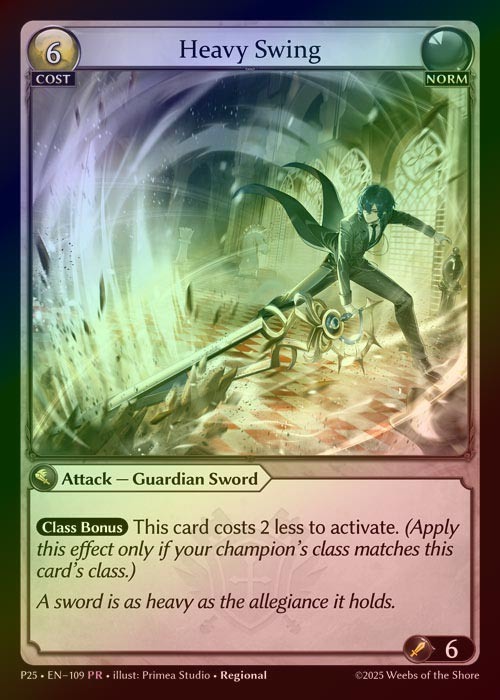 【FOIL】[Norm] Heavy Swing [P25-109-PR]