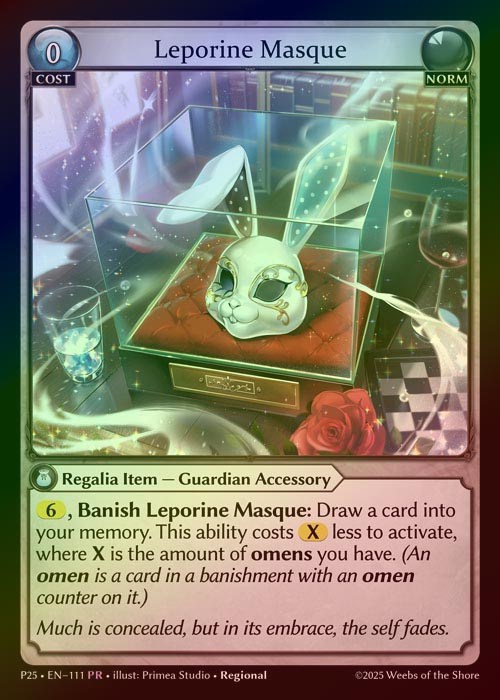 【FOIL】[Norm] Leporine Masque [P25-111-PR]
