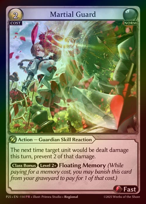 【FOIL】[Norm] Martial Guard [P25-114-PR]
