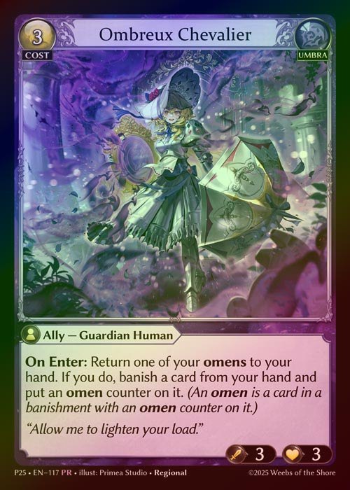 【FOIL】[Umbra] Ombreux Chevalier [P25-117-PR]