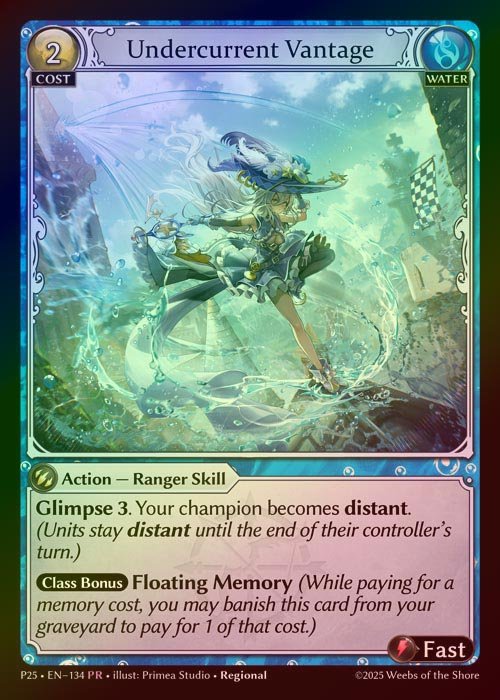 【FOIL】[Water] Undercurrent Vantage [P25-134-PR]