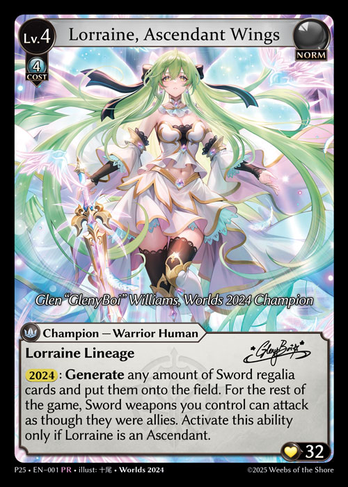 [Crux] Lorraine, Ascendant Wings [P25-001-PR]