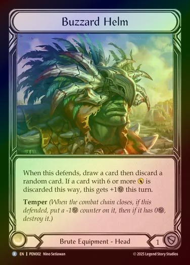 【CF】【EN】[Brute] 猛禽飾りの兜/Buzzard Helm [PEN002-R]