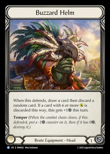 【EN】[Brute] 猛禽飾りの兜/Buzzard Helm [PEN002-R]