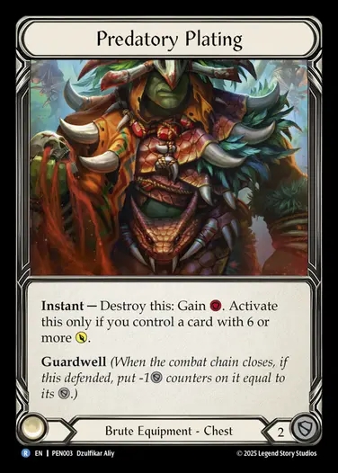 【EN】[Brute] 捕食のプレート/Predatory Plating [PEN003-R]