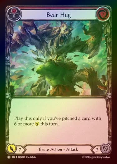 【RF】【EN】[Brute] 強烈な抱擁/Bear Hug (red)  [PEN012-C]