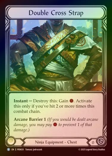 【CF】【EN】[Ninja] 二重の交差帯/Double Cross Strap [PEN031-R]