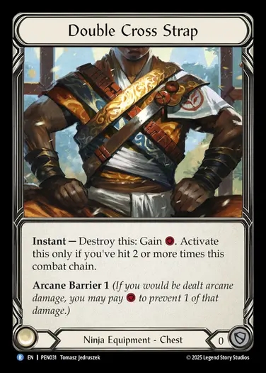 【EN】[Ninja] 二重の交差帯/Double Cross Strap [PEN031-R]