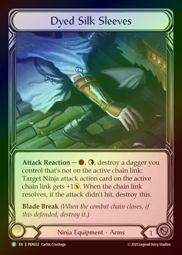 【CF】【EN】[Ninja] 染絹の腕隠し/Dyed Silk Sleeves [PEN032-R]