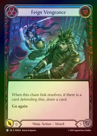 【RF】【EN】[Ninja]偽装された復讐/Feign Vengeance (blue)  [PEN036-R]