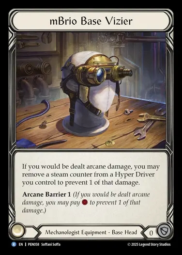 【EN】[Mechanologist] mBrio・ベースバイザー/mBrio Base Vizier [PEN058-R]