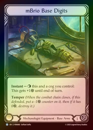 【CF】【EN】[Mechanologist] mBrio・ベースディジットグローブ/mBrio Base Digits [PEN060-R]