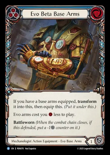 【EN】[Mechanologist] エヴォβ・ベースアーム/Evo Beta Base Arms [PEN070-R]