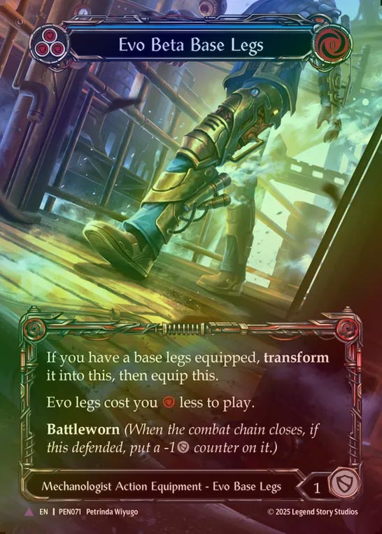 【CF】【EN】[Mechanologist] エヴォβ・ベースレッグ/Evo Beta Base Legs [PEN071-Marvel]