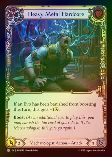 【RF】【EN】[Mechanologist] 極限ヘビーメタル/Heavy Metal Hardcore (yellow)  [PEN073-C]