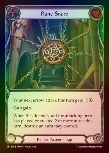 【RF】【EN】[Ranger] ルーン仕掛け/Rune Snare [PEN084-M]