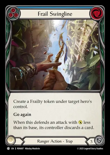 【EN】[Ranger] 頼りないロープ/Fragile Swingline (blue)  [PEN087-C]