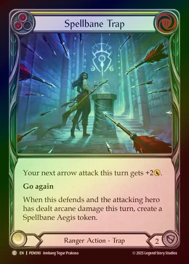【RF】【EN】[Ranger] 魔散の罠/Spellbane Trap (yellow)  [PEN090-C]