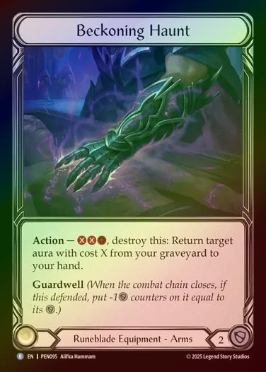 【CF】【EN】[Runeblade] 亡霊招き/Beckoning Haunt [PEN095-R]