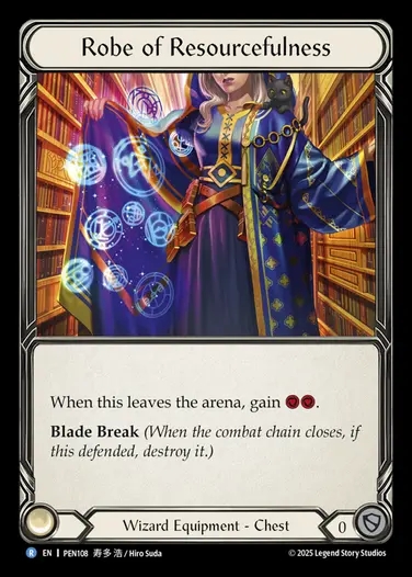 【EN】[Wizard] 知識満載のローブ/Robes of Resourcefulness [PEN108-R]