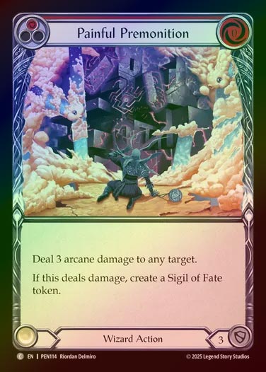 【RF】【EN】[Wizard] 苦痛の予感/Painful Premonition (red)  [PEN114-C]