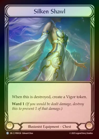 【CF】【EN】[Illusionist] 絹の羽衣/Silken Shawl [PEN124-R]