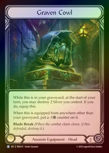 【CF】【EN】[Assassin] 死厳の頭巾/Graven Cowl [PEN137-R]
